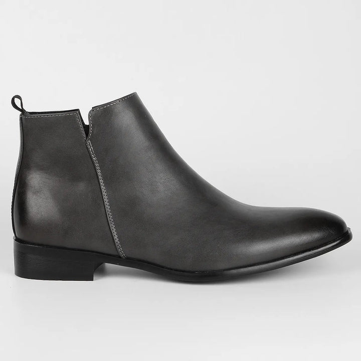 Herren-stiefeletten Mit Spitzer Spitze | Mit Seitlichem Reißverschluss