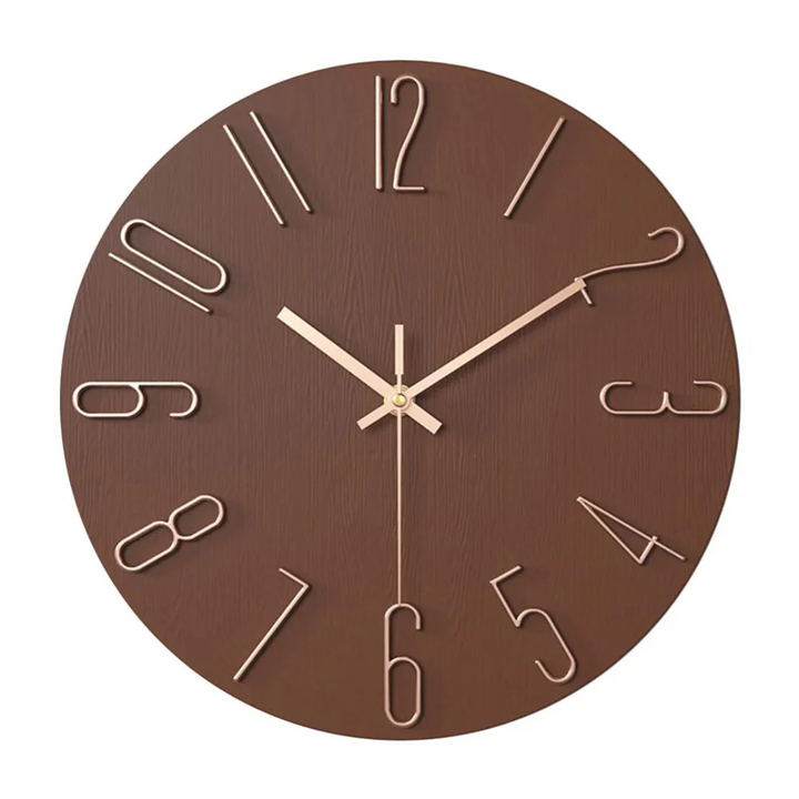 Moderne Wanduhr – Stilvolles Design für Wohnzimmer, Büro & Flur | Dekorative & leise Uhr für jedes Interieur