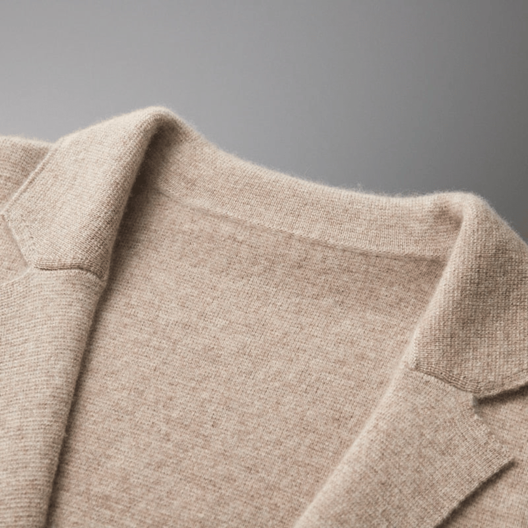 Herren Solide Strickjacke Mit Langen Ärmeln | Winter