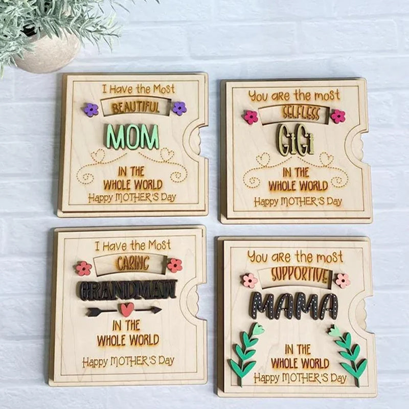 Rotating Sentiment Display Card A Unique Mother's Day Gift for Her