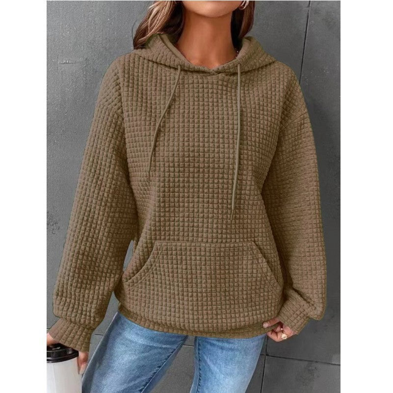 Gesteppter Hoodie Für Damen | Langarm