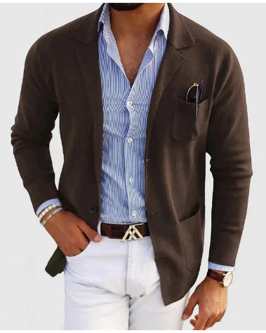 Herren Winterblazer Mit Langen Ärmeln | Button-up