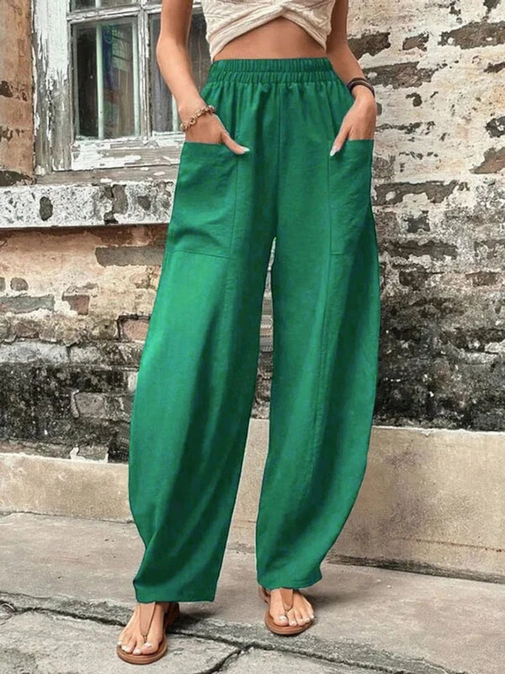 Lorena | Bequeme Sommerhosen Mit Hoher Taille Für Damen