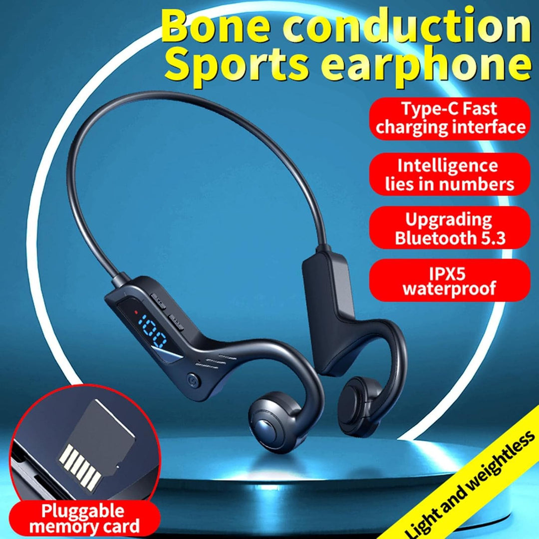 Noise Cancelling Bone Conduction Headphones for Sports