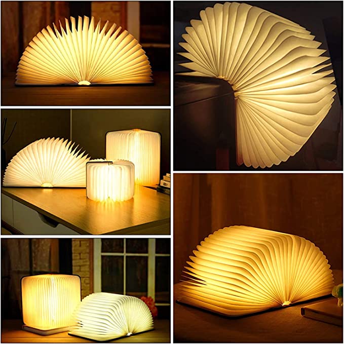 Foldable Book Style LED Ambient Light for Home Décor