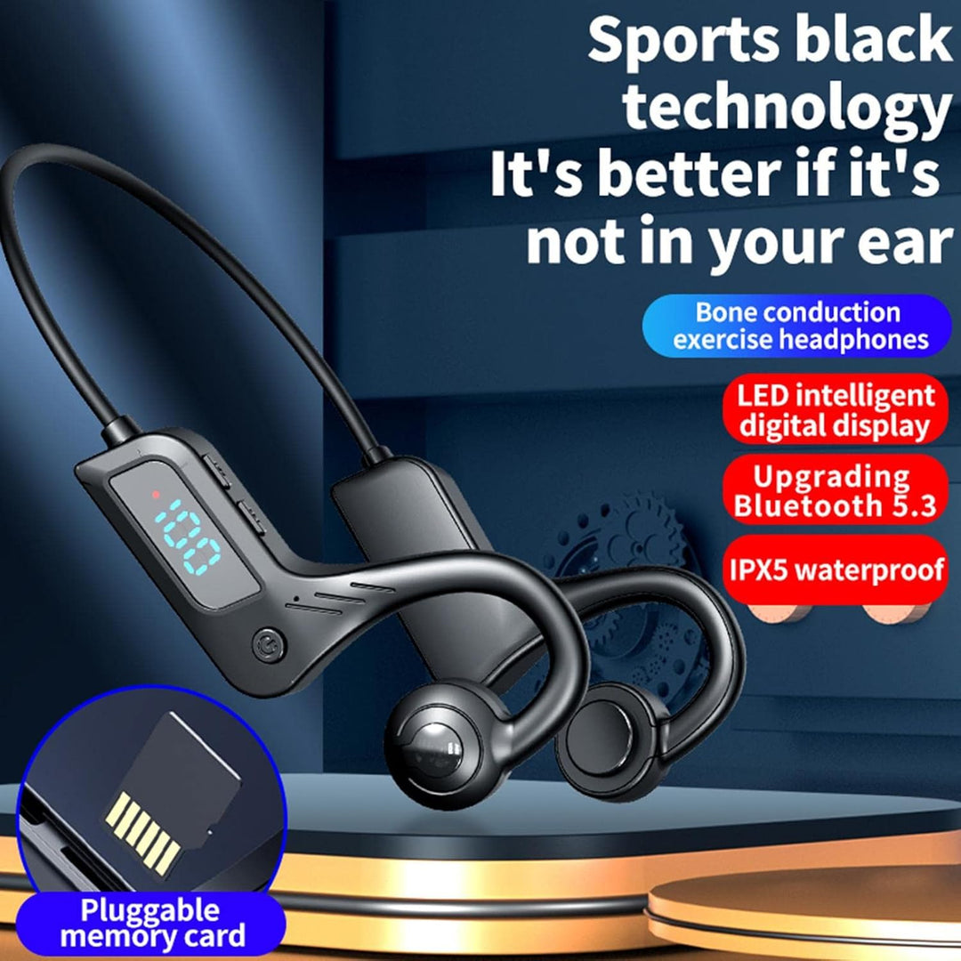 Noise Cancelling Bone Conduction Headphones for Sports