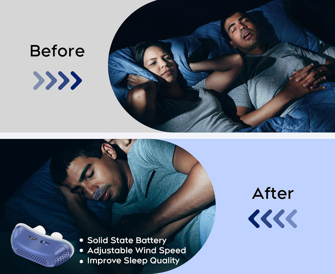 Mini Sleep Apnea Breathing Aid Rechargeable Quiet Device