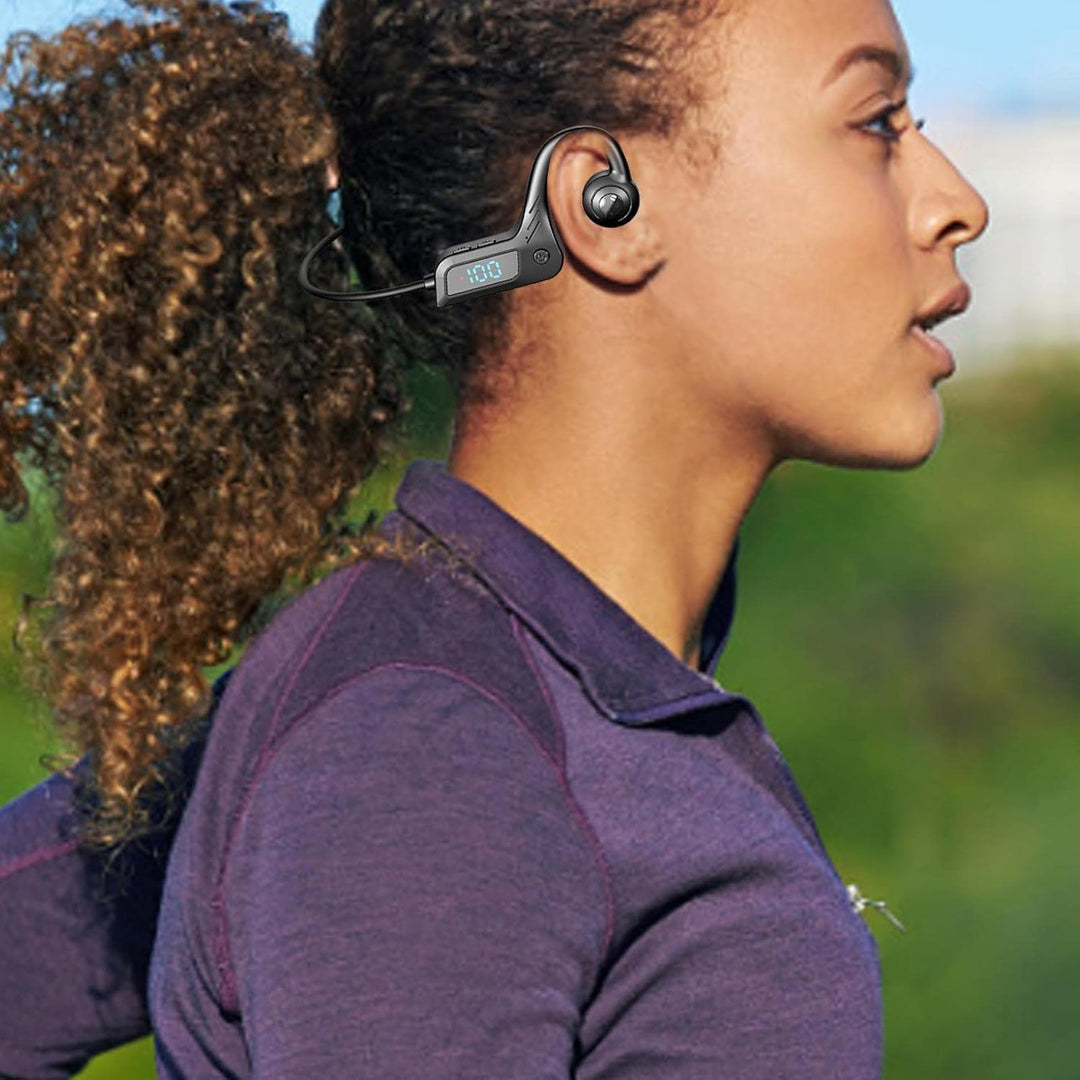 Noise Cancelling Bone Conduction Headphones for Sports