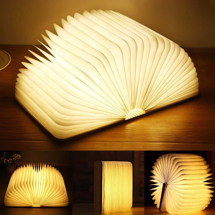 Foldable Book Style LED Ambient Light for Home Décor