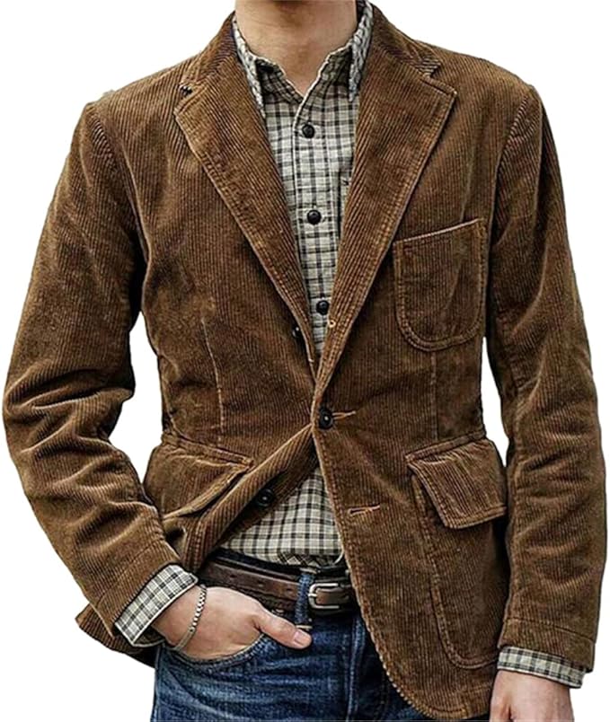 Herren Cord Kurzmantel | Stilvoll