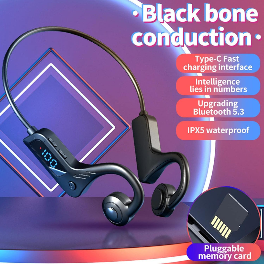 Noise Cancelling Bone Conduction Headphones for Sports