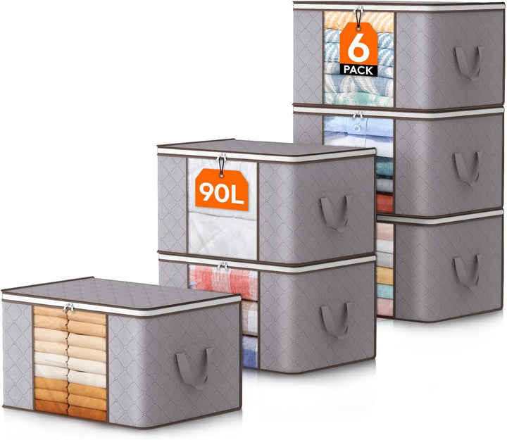 Clothes Storage Organizers Boxes Foldable Design with Handles