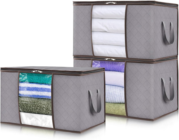 Clothes Storage Organizers Boxes Foldable Design with Handles
