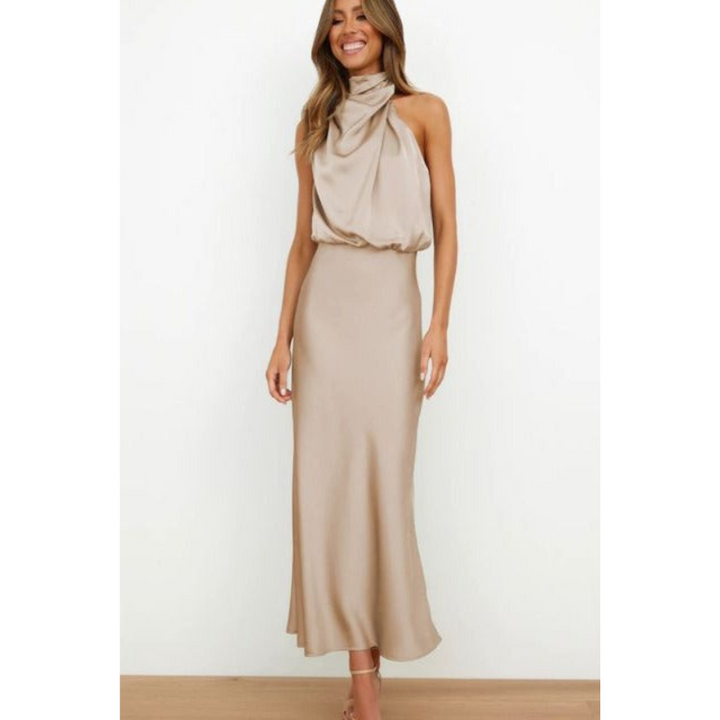 Damen Abendkleid Mit Neckholder | Midi