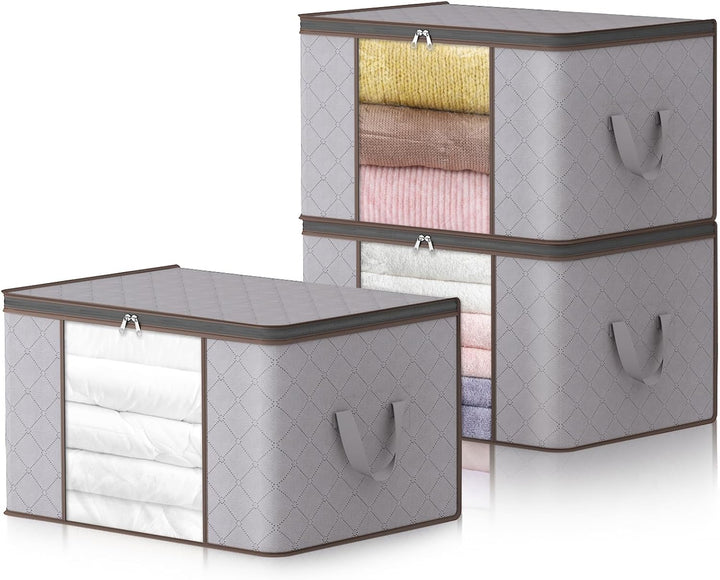Clothes Storage Organizers Boxes Foldable Design with Handles