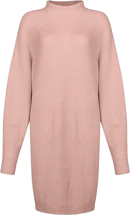Damen Strickkleid Für Den Winter | Rollkragen