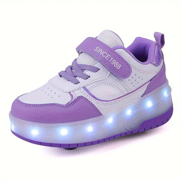 FlashRider – Leuchtende Roller-Sneaker für Kinder | Spaß & Sicherheit mit LED-Lichtspektakel