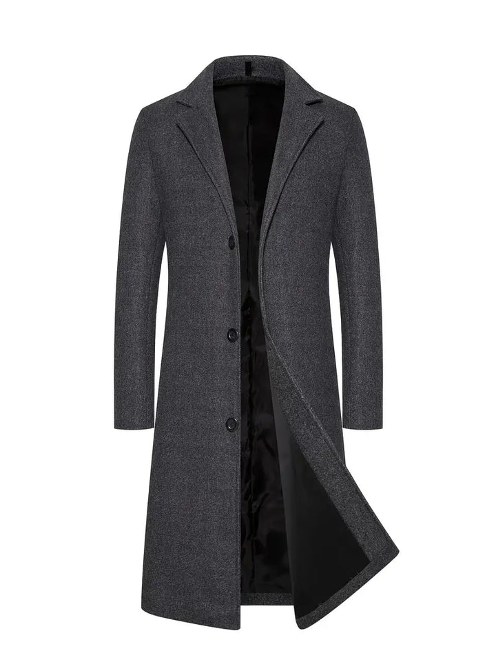 Herren Winterlanger Mantel | Reverskragen