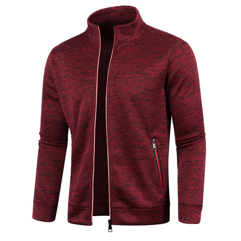 Lässige Gestrickte Winterjacke Für Herren | Stehkragen