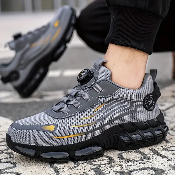 Maxwell – Herrenschuhe mit Stahlkappe & Durchtrittschutz – Atmungsaktiv & Rutschfest für Outdoor-Aktivitäten