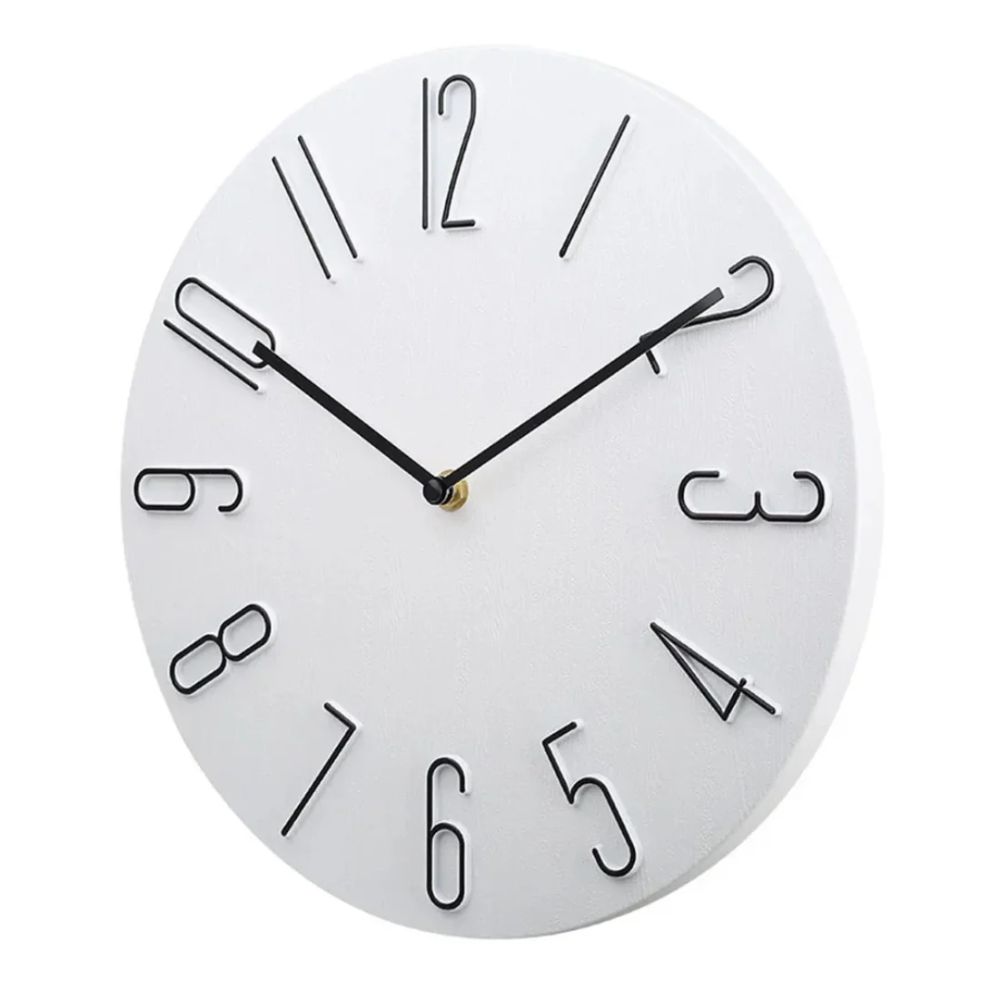 Dekorative Wanduhr – Stilvoll & Farbig für Wohnzimmer, Küche & Büro | Modernes Wohnaccessoire mit leisem Uhrwerk