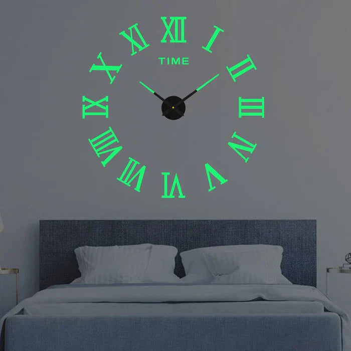 Modern Decorative Wall Clock Silent & simple to Mount
