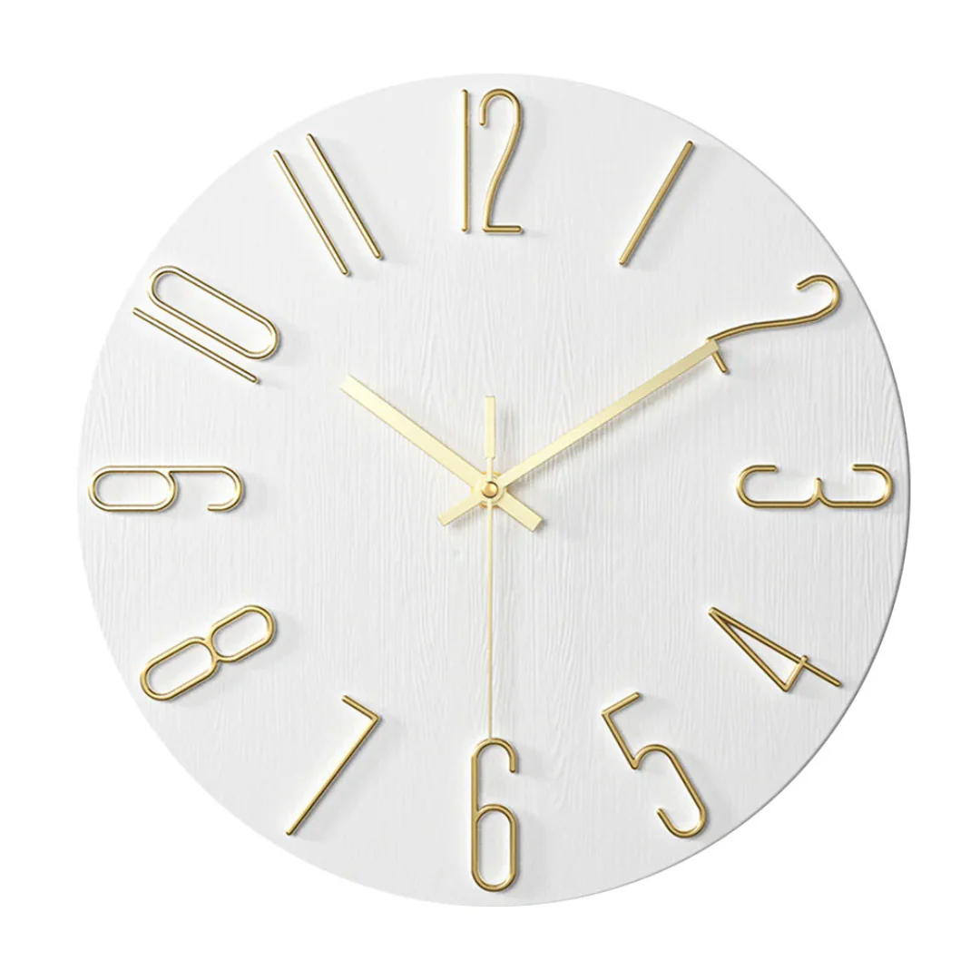 Moderne Wanduhr – Stilvolles Design für Wohnzimmer, Büro & Flur | Dekorative & leise Uhr für jedes Interieur