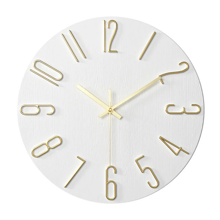 Moderne Wanduhr – Stilvolles Design für Wohnzimmer, Büro & Flur | Dekorative & leise Uhr für jedes Interieur
