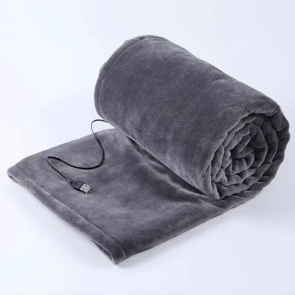 Cordless USB Heated Blanket Portable Warmth for Home and Travel