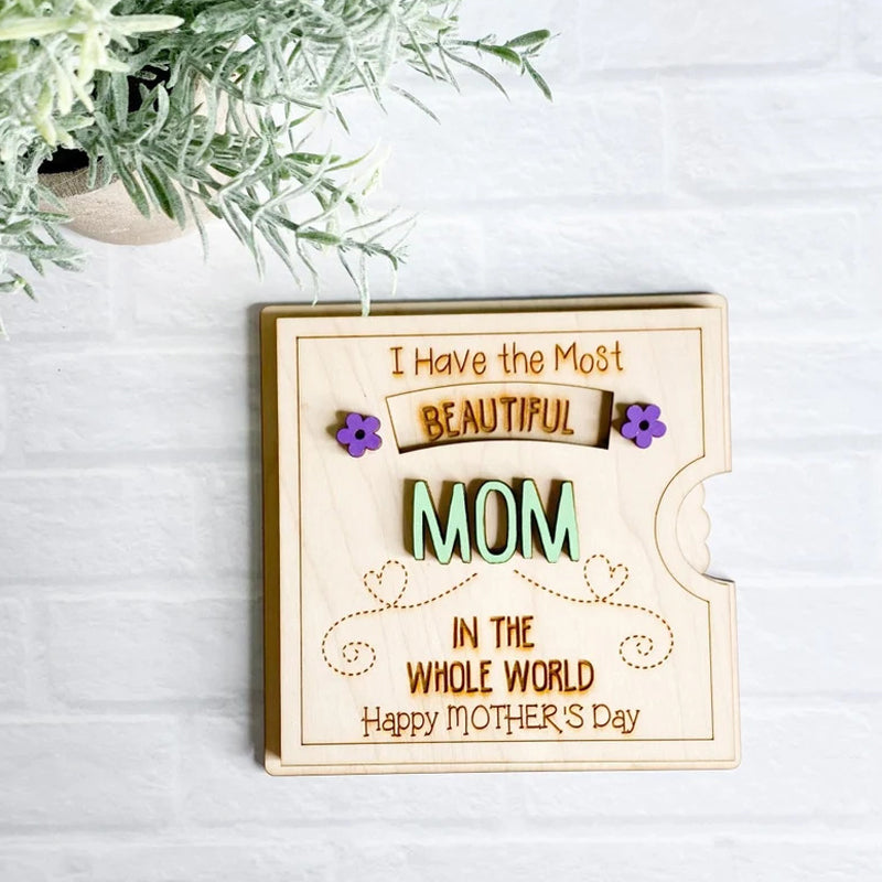 Rotating Sentiment Display Card A Unique Mother's Day Gift for Her