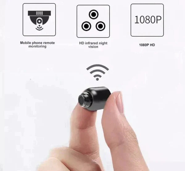 2er-Set WLAN-Sicherheitskameras – Kompakt, Drahtlos & mit HD-Nachtsicht | Ideal zur Überwachung von Kindern, Haustieren & Zuhause