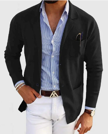 Herren Winterblazer Mit Langen Ärmeln | Button-up