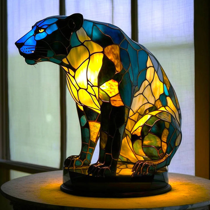Illustrated Animal Figure Ambient Glow Designer Accent Lamp