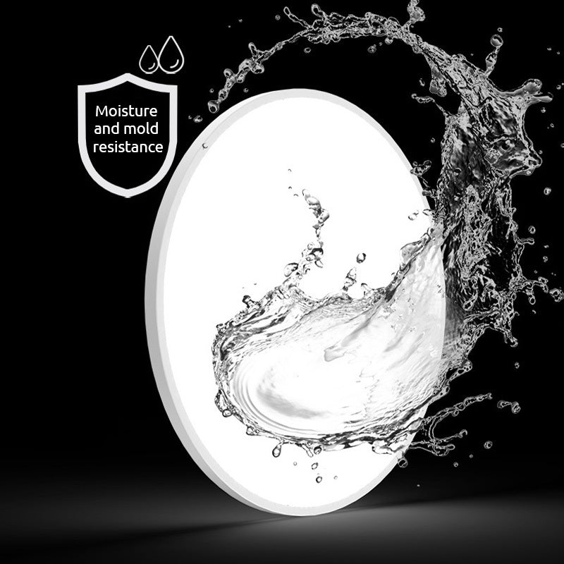 Flush Mount Round Ceiling Light Bathroom Safe Illumination