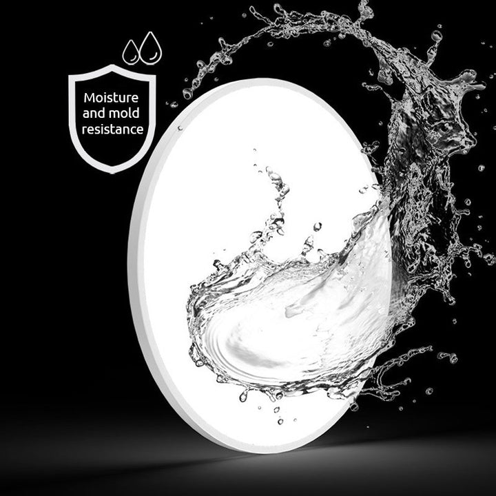 Flush Mount Round Ceiling Light Bathroom Safe Illumination