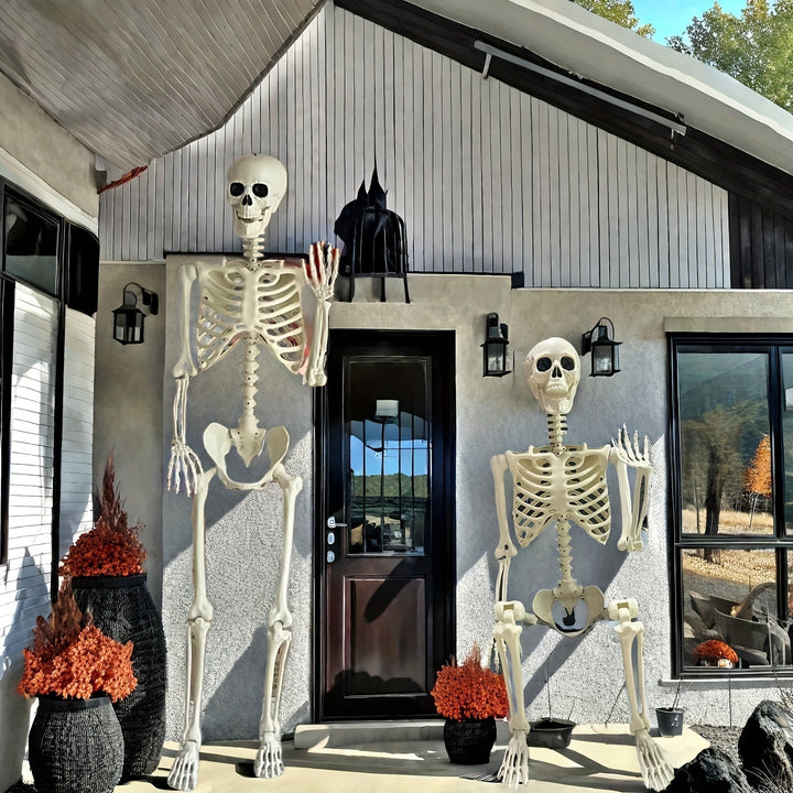 Standing Halloween Skeleton Figure 5.5 ft Garden Decoration