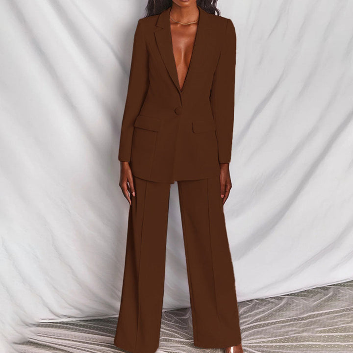 Zweiteiliger Business-anzug Für Frauen | Blazer & Hose