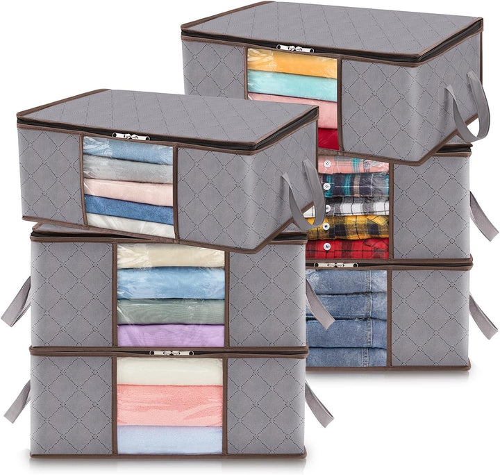 Clothes Storage Organizers Boxes Foldable Design with Handles