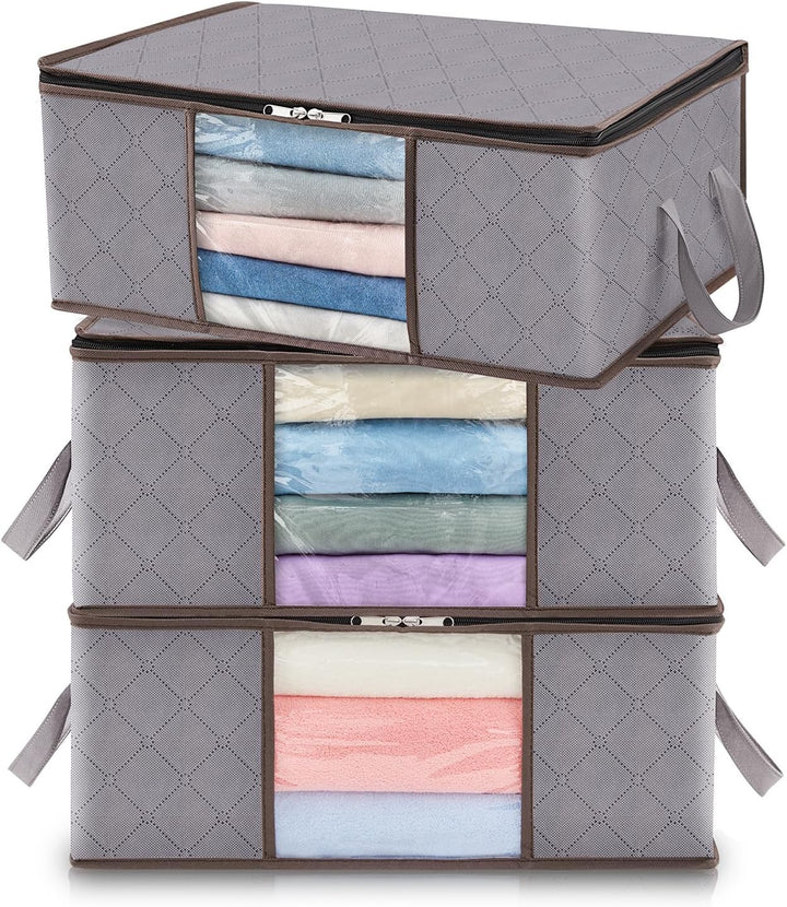 Clothes Storage Organizers Boxes Foldable Design with Handles