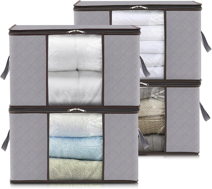 Clothes Storage Organizers Boxes Foldable Design with Handles
