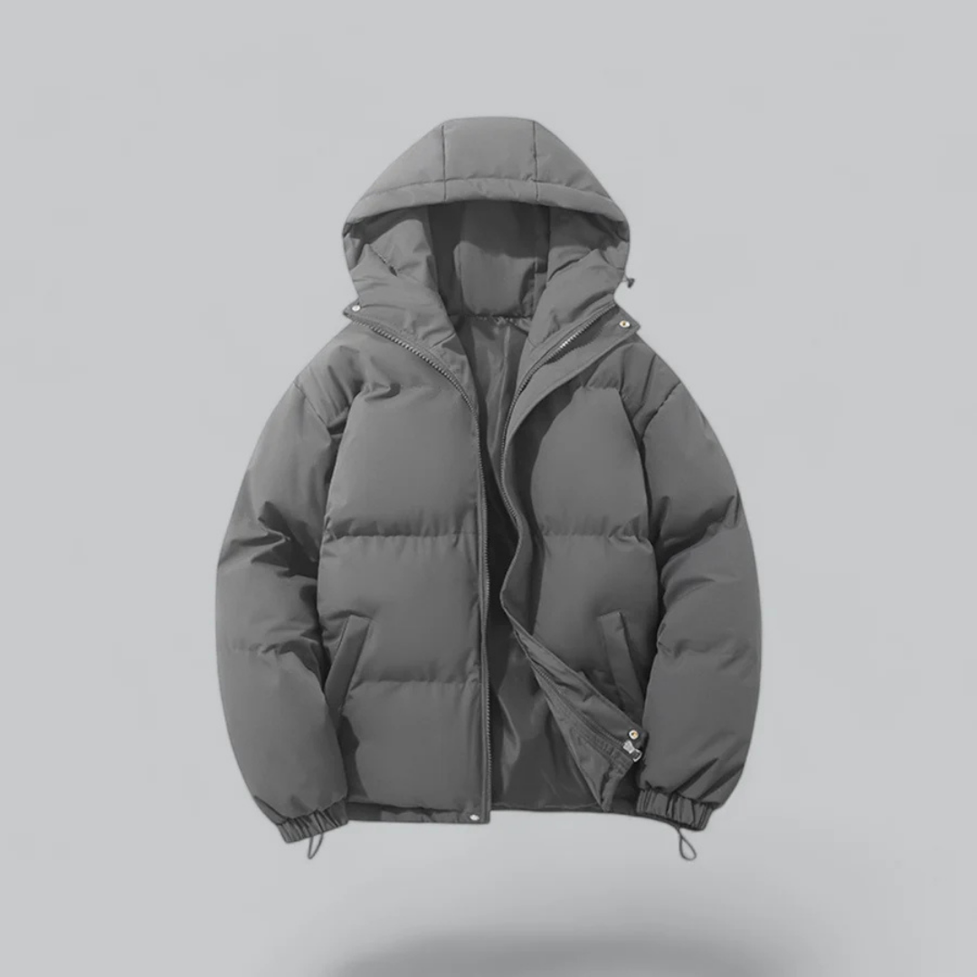 Unisex Winter Daunenjacke Mit Kapuze | Mit Reißverschluss
