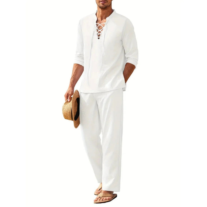 Levi | Zweiteiliges Sommer-set Für Männer | Langarm