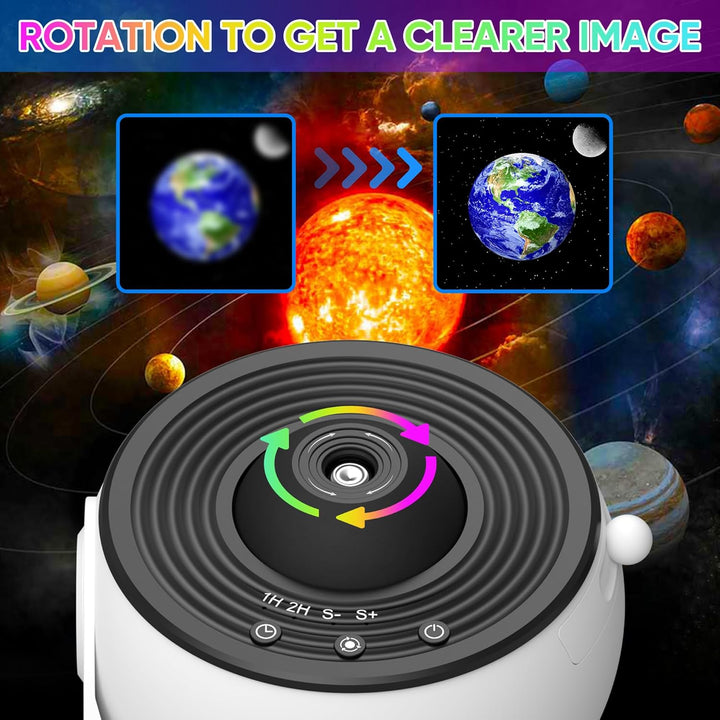 Starry Sky Galaxy Projector with Adjustable Light Effects