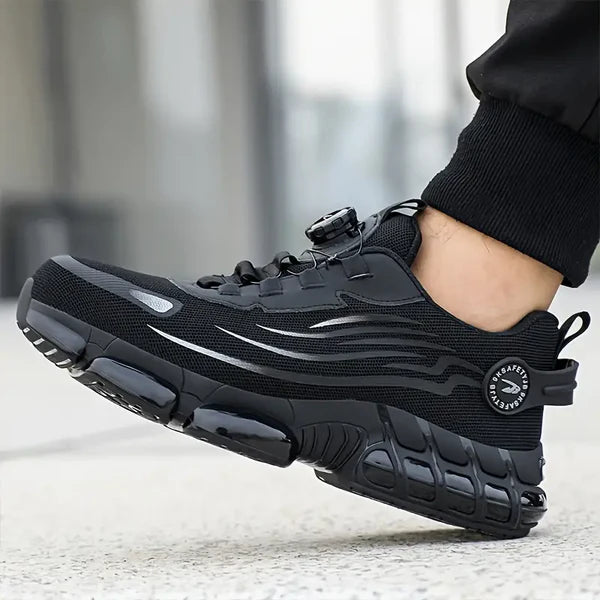 Maxwell – Herrenschuhe mit Stahlkappe & Durchtrittschutz – Atmungsaktiv & Rutschfest für Outdoor-Aktivitäten