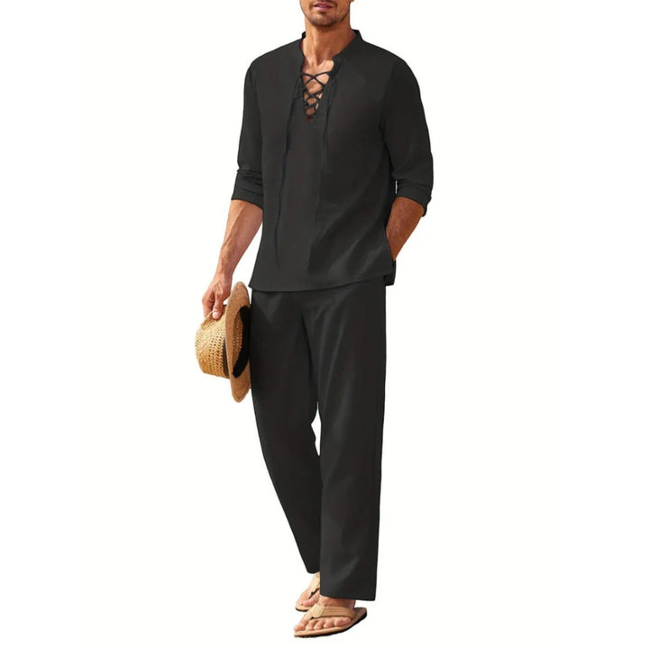 Levi | Zweiteiliges Sommer-set Für Männer | Langarm