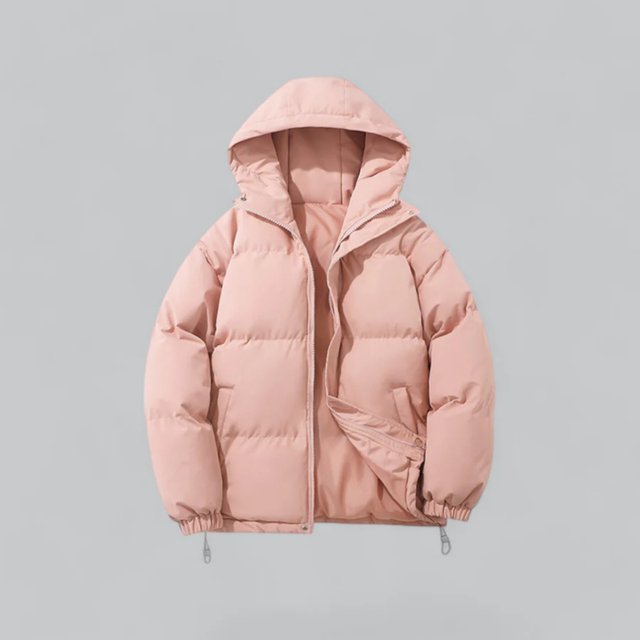 Unisex Winter Daunenjacke Mit Kapuze | Mit Reißverschluss