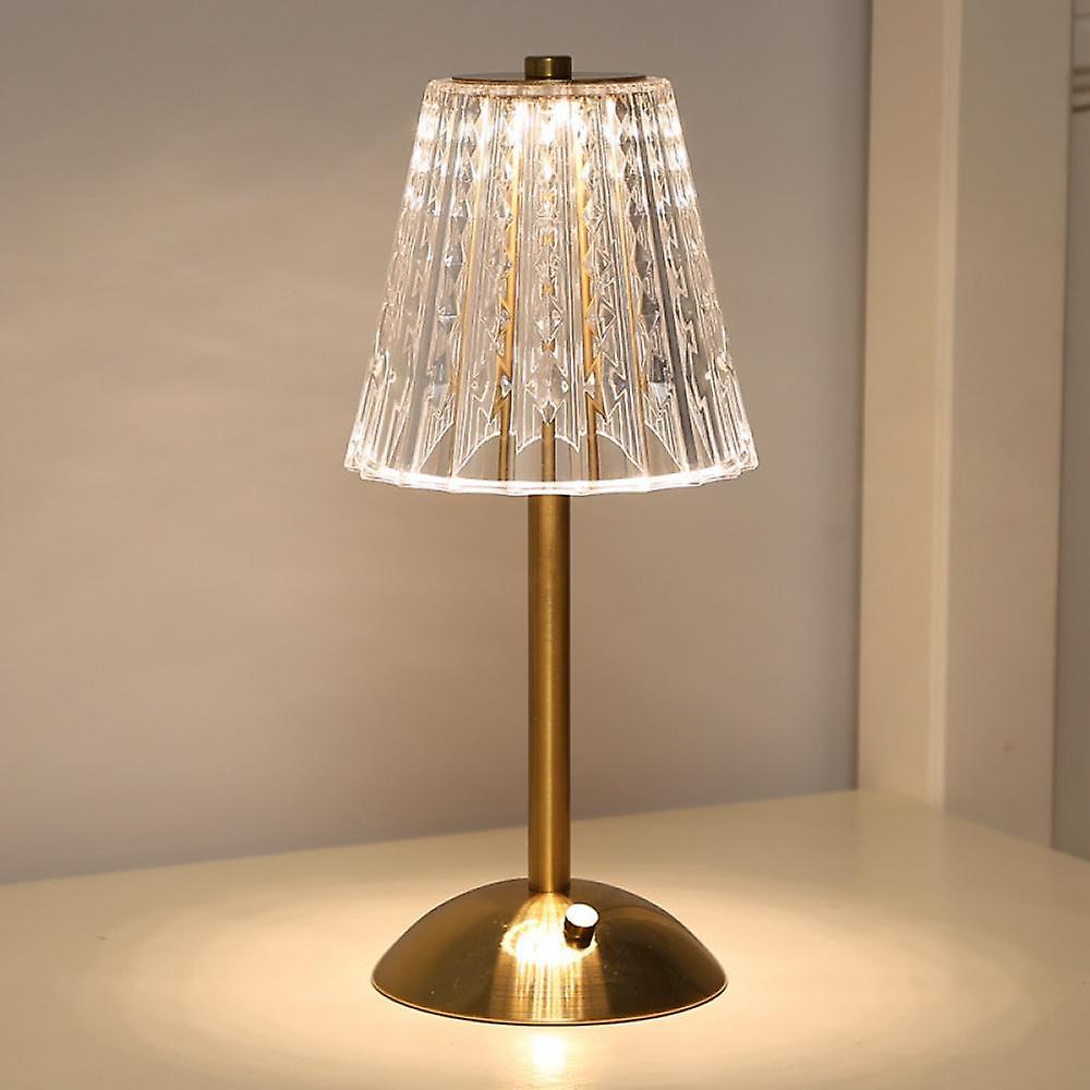 Decorative Tri-Colour Table Lamp Touch Light