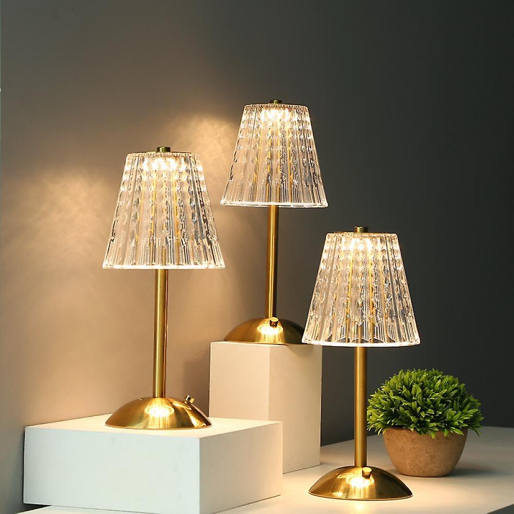 Decorative Tri-Colour Table Lamp Touch Light