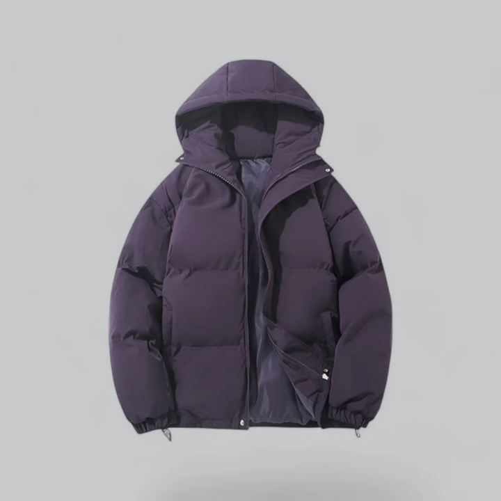 Unisex Winter Daunenjacke Mit Kapuze | Mit Reißverschluss