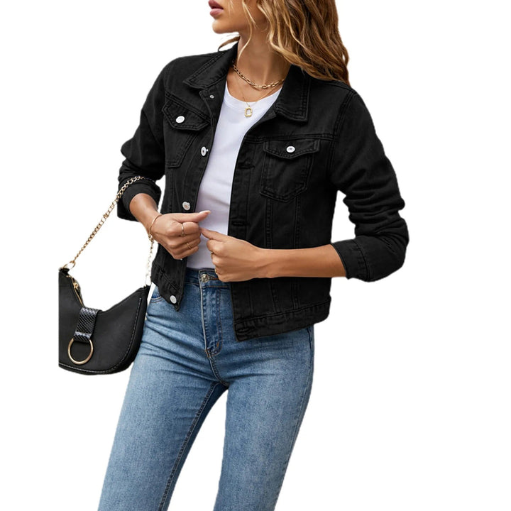 Stylische Jeansjacke Für Frauen | Fronttaschen